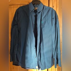 Ariat Teal Button-Up Shirt